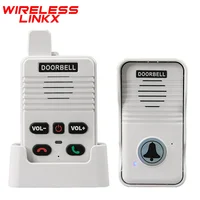 Wireless Voice Duplex Intercom Doorbell House Home Audio 200M with Rechargeable Battery Apartment Room Intercom Factory Office