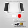 2 Pieces Wired Computer Speakers USB + AUX Mini PC Speaker for Laptop Desktop Phone 5W Audio Multimedia Loudspeaker 3