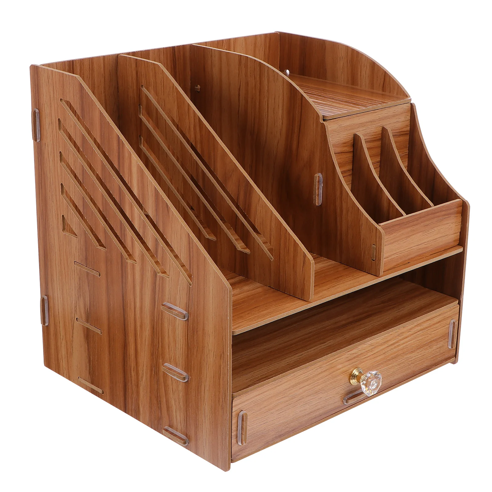 

1pc Multipurpose Wooden Home Desktop Storage Drawer Box Sundries Container