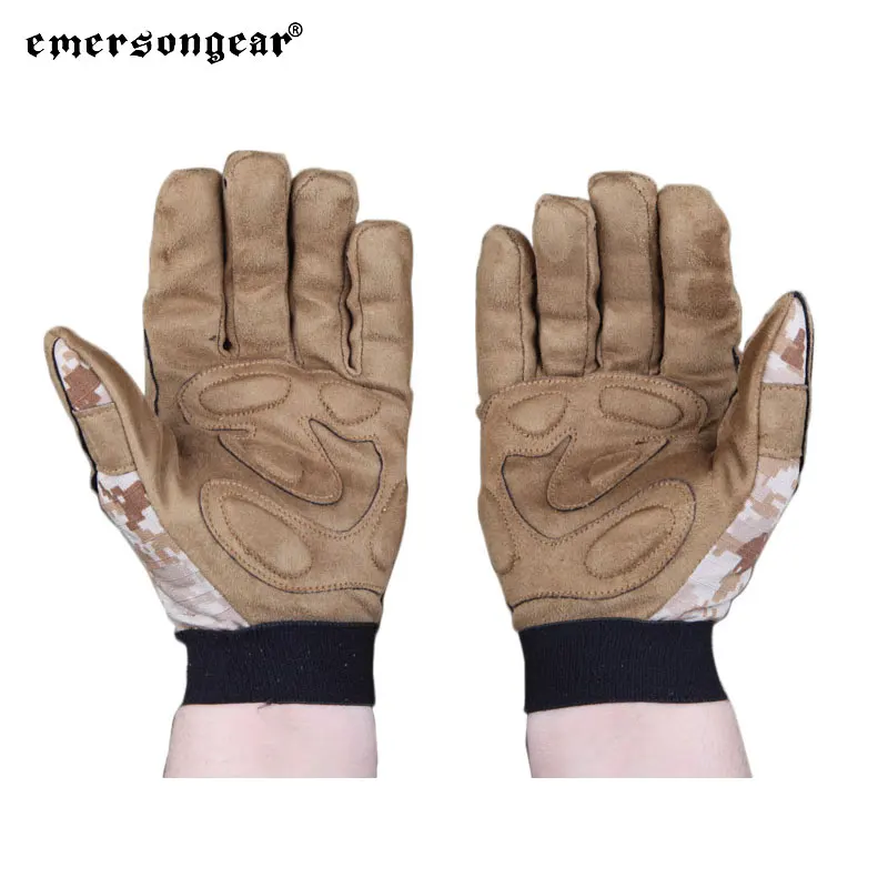 Emersongear Tactical Lightweight Camo Gloves Full Finger Combat Hand Protective Camping Fishing Hunting Hiking Outdoor AOR1