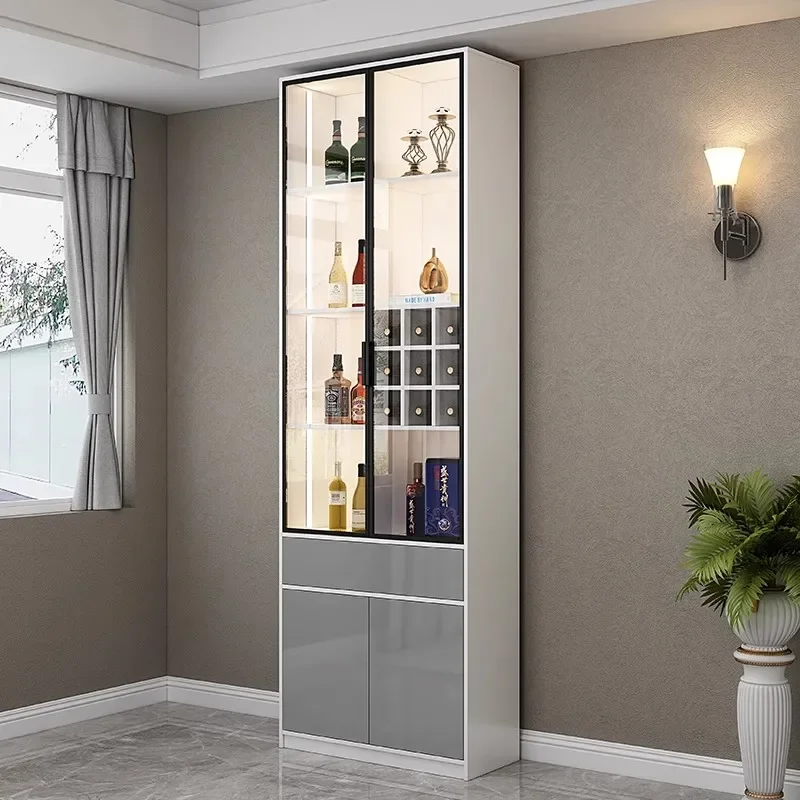 Hanging Bar Cabinet Outdoor Wine Refrigerator Nordic High End Furniture Decoration Antique Open Cabinets Vitrine Luxury Drinks