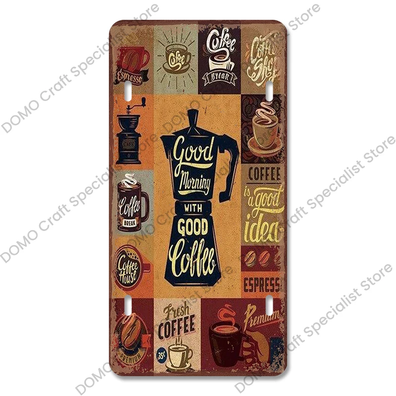 Kapstadt Vintage Blechschild 15x30cm - Retro Wanddekoration Für Bar Und Café