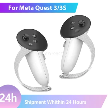 Cinghia da polso anticaduta per controller Meta Quest 3/3S VR Cinghie attive regolabili per accessori per impugnature VR Oculus Quest 3S