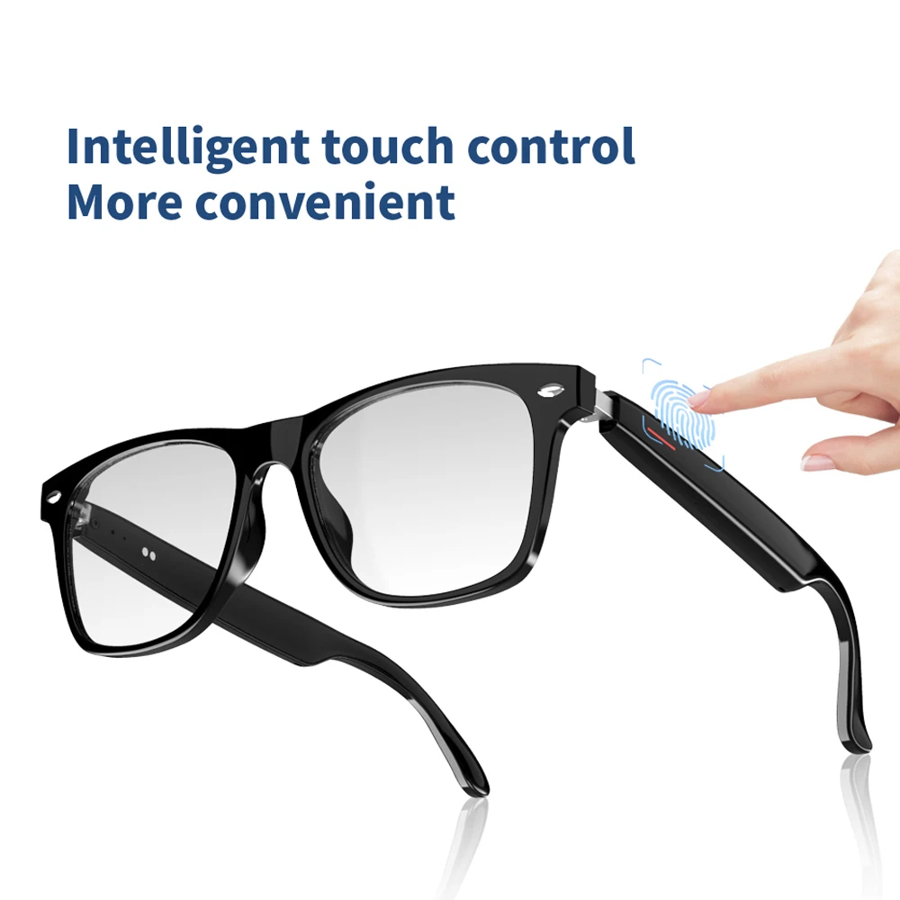 Lunettes intelligentes sans fil Bluetooth, appel audio, mains