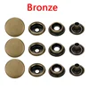 25 Sets Metal Snap Fasteners Snaps Button Press Studs Sewing Button For DIY Clothes Garment Bags Leathercraft #201 #203 4