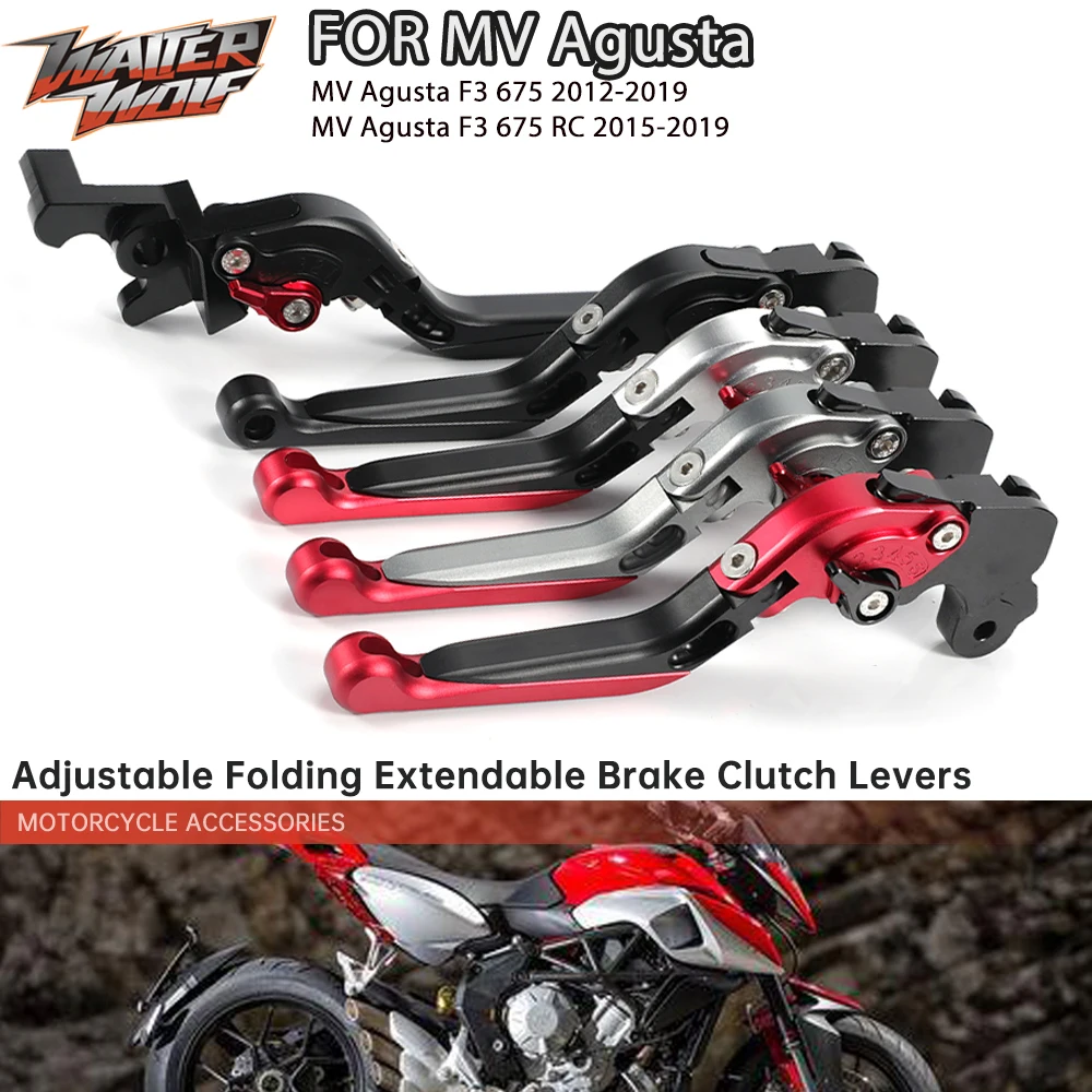 Leve Frizione Freno Per Mv Agusta F3 675 675 Rc F3 800 800 Rc Accessori Moto Estensibili Pieghevoli Regolabili Cnc
