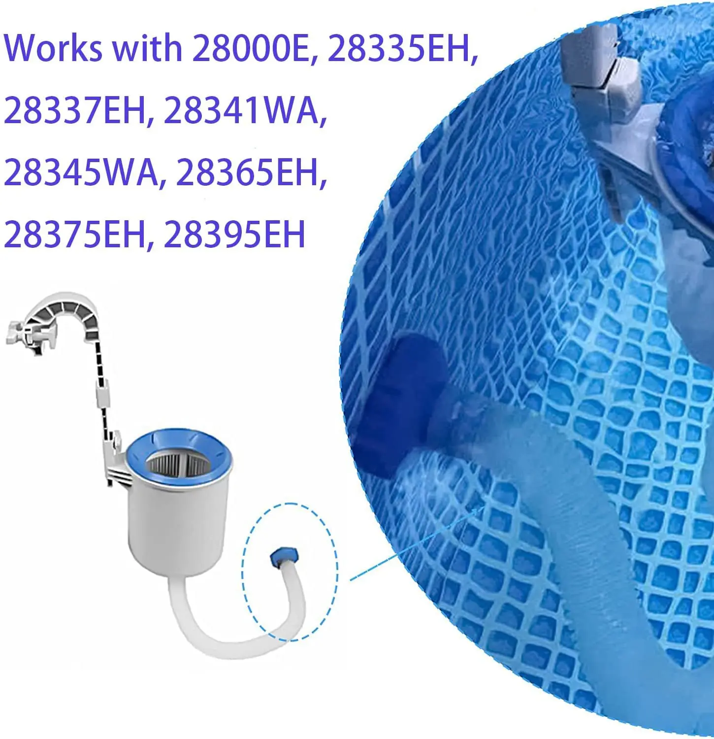 Swimming Pool Skimmer Swimming Pool Cleaner Hose Adapter Pool Adapter For Intex Surface Skimmer Wall Mount