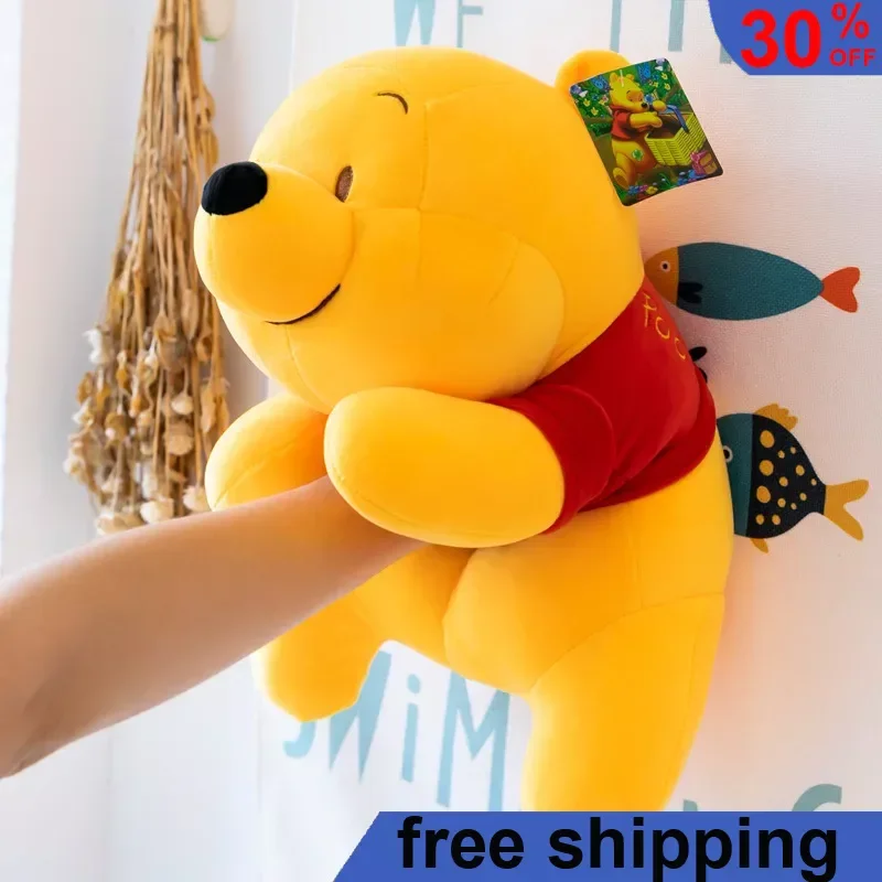 

Disney The Many Adventures of Winnie The Pooh Anime Figure Pooh Bear Cute Plush Doll Model Peripherals Figure Gift Toys Game