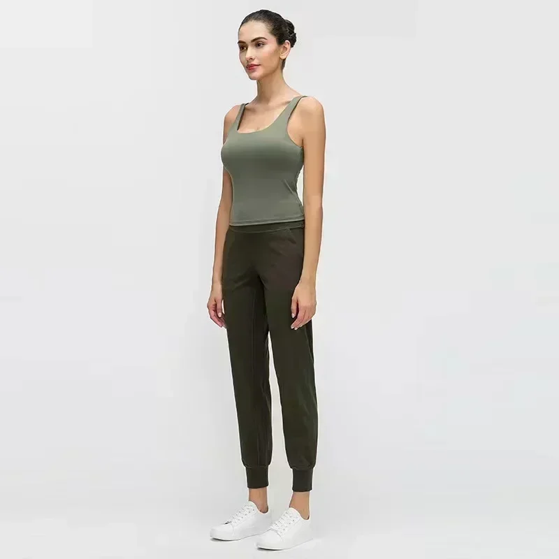 Lemon Women High Waist Jogger Elastic Sport Jogging Pants Designed for On the Move Fitness Yoga Trousers Outdoors Running Pants
