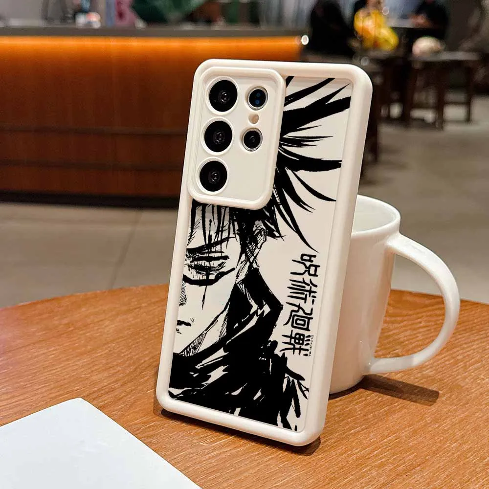 Jujutsu Kaisen Anime Soft Phone Case with Eye Design