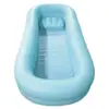 Inflatable Adult Bath Tub Freestanding Blow Up Bathtub Foldable Home SPA Shower Bath Basin for Household Daily Living Accessorie 4