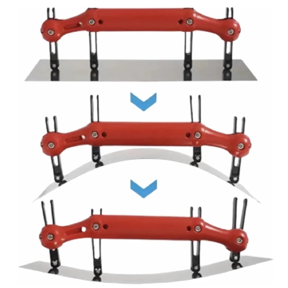 Adjustable Arc shaped Concrete Trowel for Finishing Inner Arc Outer Concrete Trowel for Finishing Fillet Rounded Corners