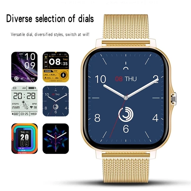 23791-a88fd9.jpg Montre connectée de Sport pour hommes et femmes, avec appels Bluetooth