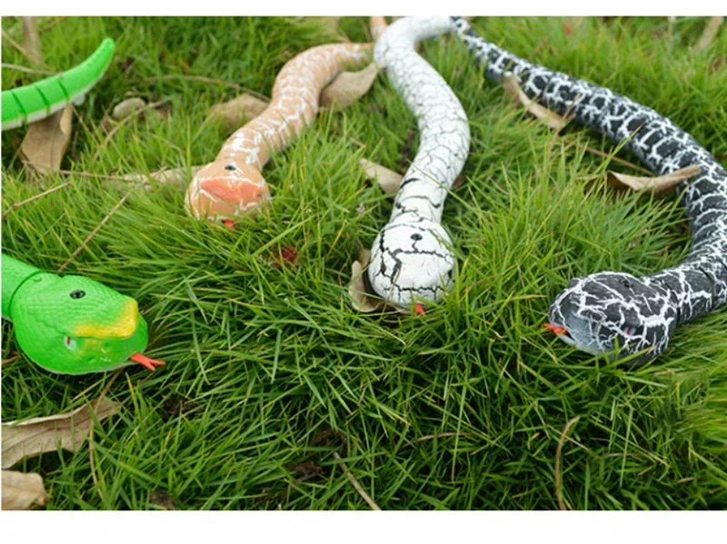 Remote Control Snakes Smart Sensing Snake Interactive Toys USB Charging Rattlesnake Pet Teaser Play RC Animals Toy 6