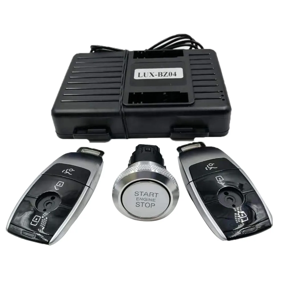 For Mercedes Benz 06-08 ML W164 Car Facelift Push Start Stop Remote Start and Keyless Entry System New Remote Key Accessories for mercedes benz c w204 glk x204 e w207 upgrade engine push start stop system remote starter keyless entry car accessories