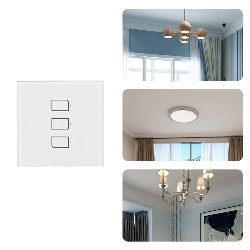 BroadLink Bestcon TC2S EU/UK Wall Touch Switch Universal Remote Controller works with Alexa Google Assistant Smart Home