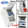 New Type Din Rail Weekly 7 Days Programmable Digital LCD 25(16)A Power TIME SWITCH Relay Timer Control AC 220V Lock electronic 1