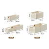 2/1Pcs Clothes Storage Box Stretchable Drawers Organizer Wardrobe Organiser for Clothes Storage T-Shirts Pants Organizer Box 5