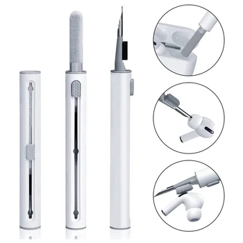 Kit di pulizia per auricolari Bluetooth portatili per Airpods Pro 1 2 3 4 Strumenti per spazzole per penna per pulizia custodia per cuffie wireless Cellulare