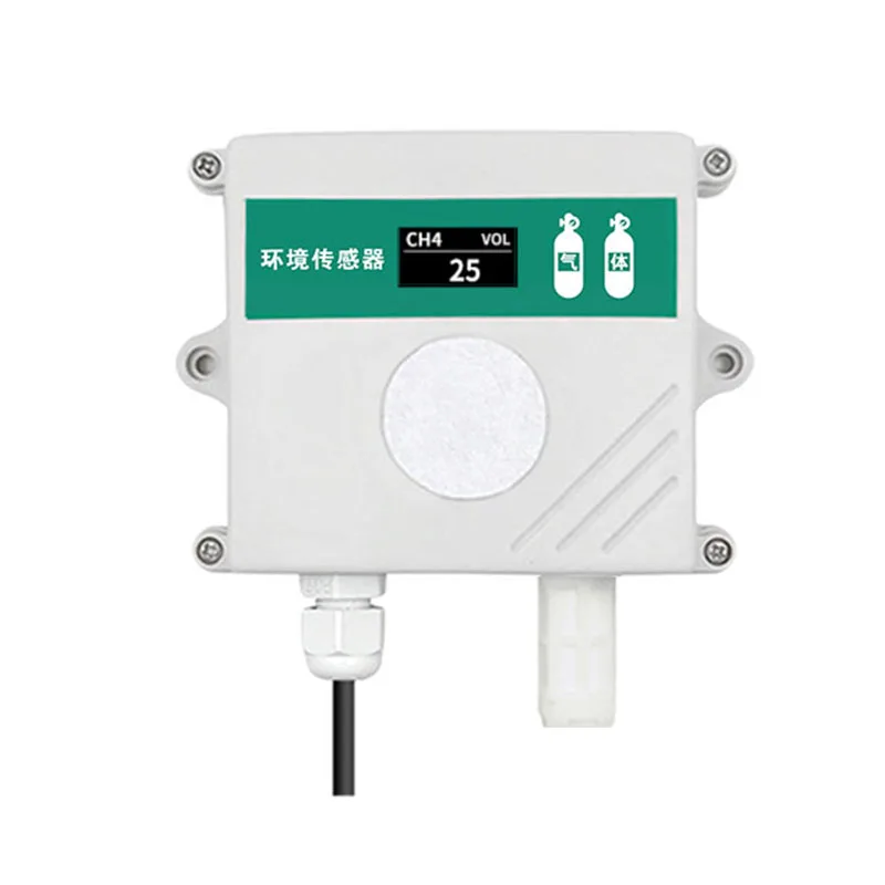 3-in -1 temperature and humidity Methane CH4 industrial combustible gas alarm detection gas concentration natural detector