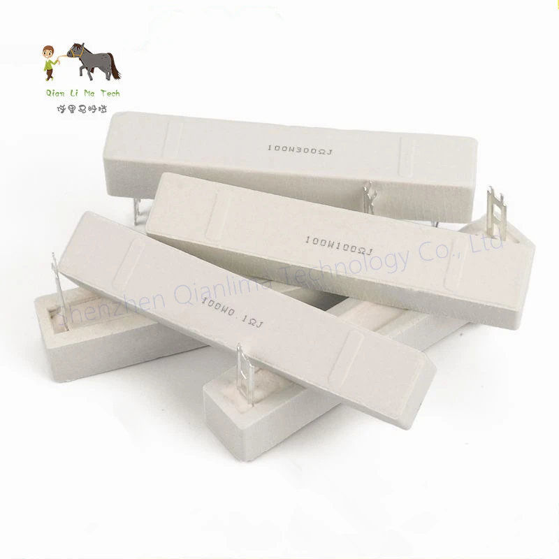 100W 5% SQP Cement Resistor Power Resistance 0.1R ~ 1K 0.5R 1R 2R 3R 4R 5R 6R 8R 10R 12R 20R 30R 47R 50R 100R 200R 500R 1K ohm