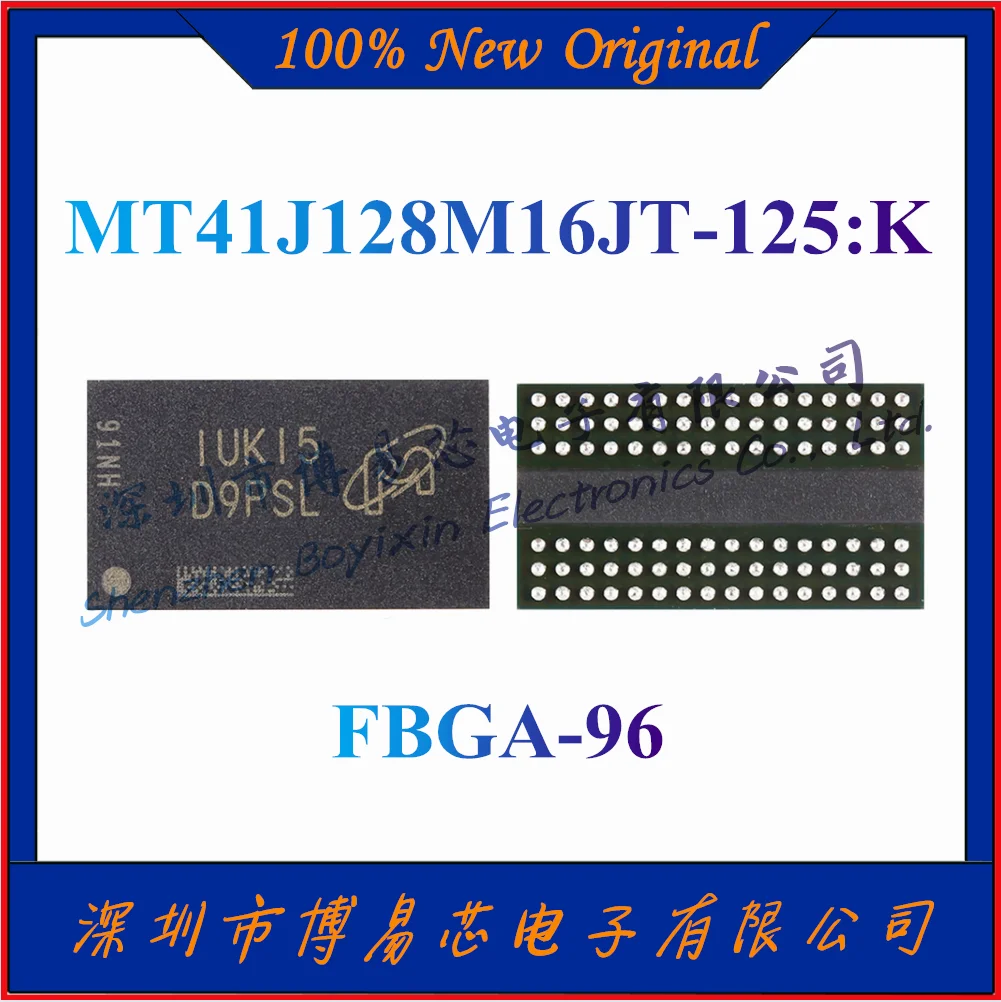 NEW MT41J128M16JT-125:K Original genuine 2Gb DDR3 SDRAMN memory chip。FBGA-96