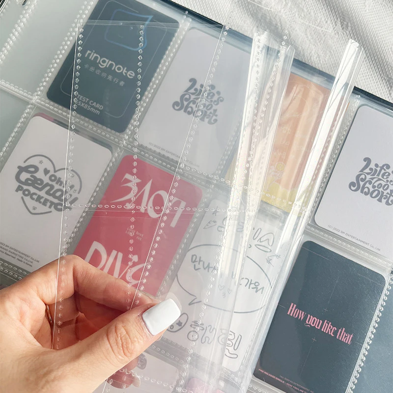 Set 2 Mini Album Portafoto Kpop – 5,6x7,6 Cm – 18 Pagine 37 Tasche – Rotondi E Stelle - 3