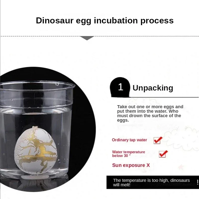 5-25pcs Magic Dinosaur Eggs Hatching In Water Growing Dinosaur Egg Animal Breeding Educational Toys for Children Kids Gifts