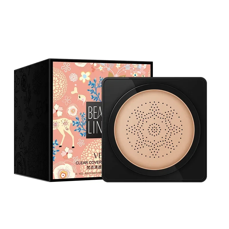 VENZEN BB Air Cushion CC Cream Foundation Concealer Mushroom Head Whitening Waterproof Brighten Face Base Tone Korean Makeup face concealer palette,color concealer,concealer cream,foundation concealer,face concealer,face foundation