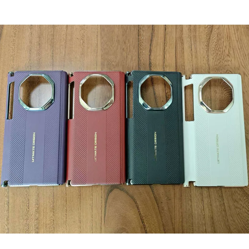 Electroplating Magnetic Suction Double Hinge Protective Phone Case