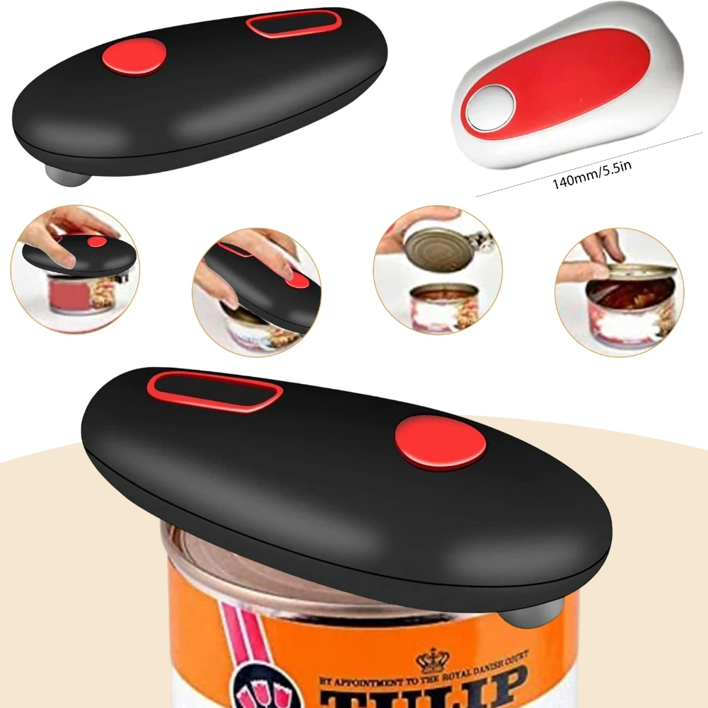 Electric Can Opener Automatic Mini Beer Cola Can Opener Handheld