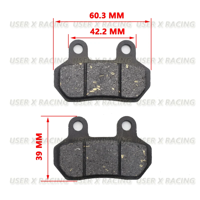 USER-X Universal motorcycle disc brake pad Brakes Front Rear Disc Brake Pads block Shoes AB pump honda scooter X men Yadea