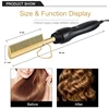 Heating Comb Electric Blow Brush Hairdressing Styling Tools for Man Beard Women Hair Hot Heating Comb Gifts 4