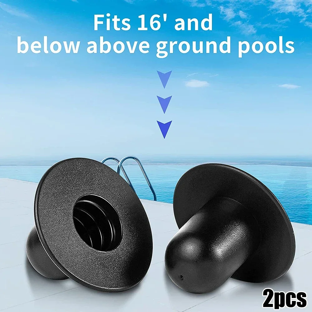 Tappi Per Piscina Fuori Terra – Set Da 4 – Tappi A Parete Universali Per Filtro Pompa Intex E Bestway