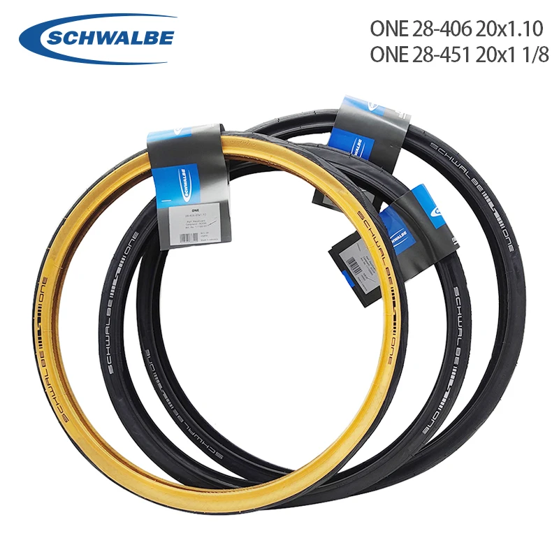 Schwalbe One 20 inch 28 406 20x1.10 Road Fold Bicycle Tire 28 451 20x1