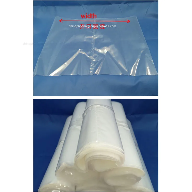 PE Heat Shrink Film Mineral Water Beverage Packaging Film Thickening Tear Resistance Plastic Pack Cylinder Films Shrink Bag Tube