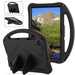 Durable EVA Kids Tablet Case with Handle and Stand for Samsung Galaxy Tab A Series (Black)