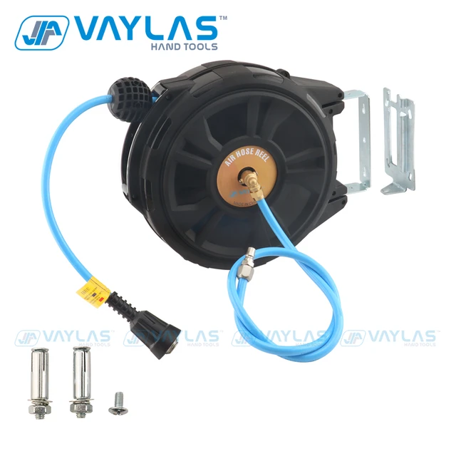 10M Retractable Air Hose Reel Wall / Ceiling Mount Hybrid Hose Air