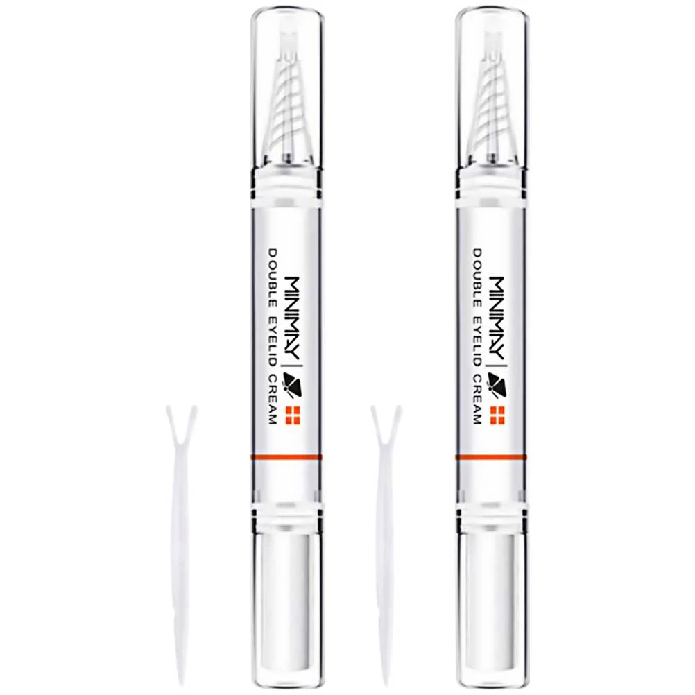 

Eyelid Double Cream Glue Pen Invisible Liquid Tape Stickers Fold Eyelids Stick Crease Eyelash Serum Natural False Shaping