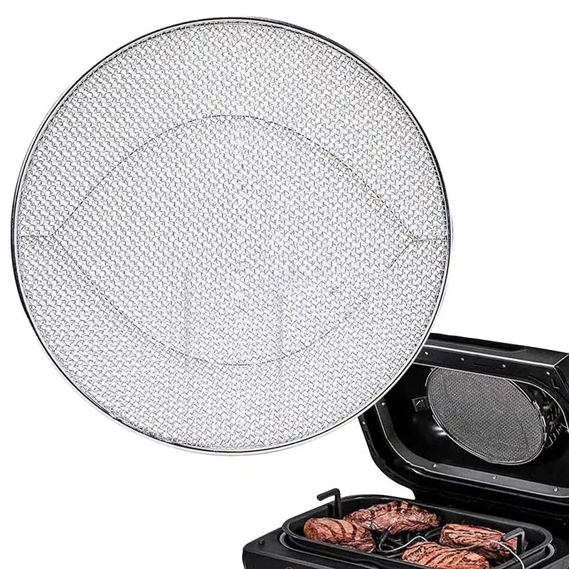 Stainless Steel Splatter Shield For IG651 IG601 FG551 Reusable Indoor Grill Accessories Stainless Steel Splatter Screen
