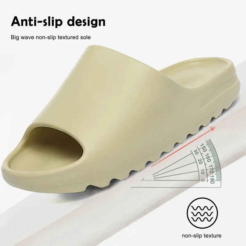 Beach Sandals Summer Sandals Women Slippers Men Slippers Summer Men's Slides Man Women Unisex Indoor Non-slip Casual EVA Garden Sandals Size35-48
