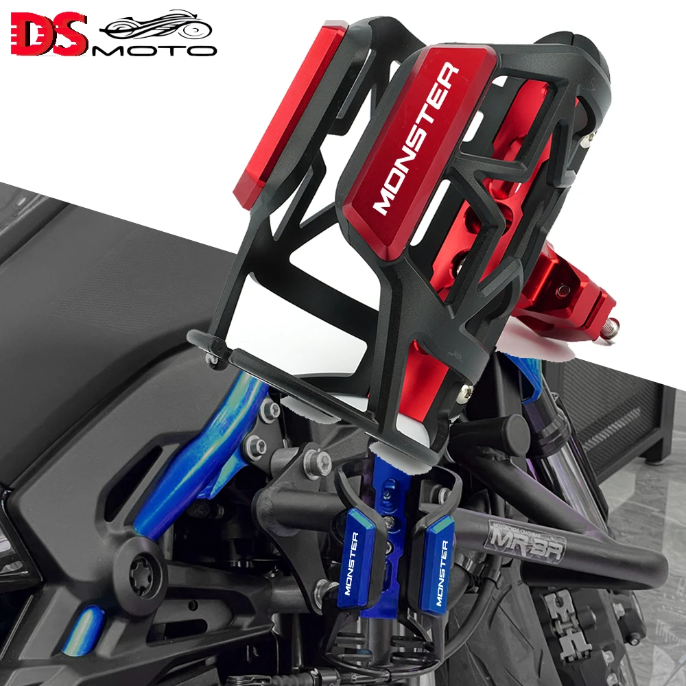 

Аксессуары CNC для мотоцикла, подставка для стакана для напитков, подставка для чайника, бампер для DUCATI MONSTER 600 62 696 796 797 821 937 S