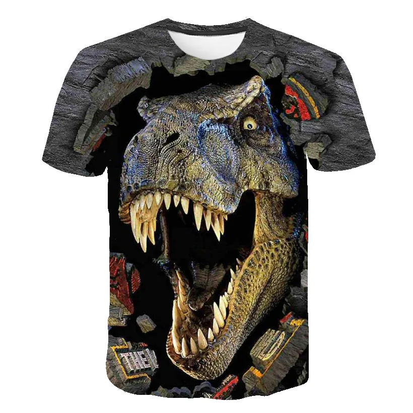 Kids Boys Girls Dinosaur T-shirts 3D Printed Cartoon Jurassic World Dinosaur T Shirt Children Birthday Gift Tshirts Baby Clothes 5