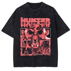 Vintage Washed Oversized Gothic T - shirt - Short Sleeve Cotton Tee - XL (Vintage Black)