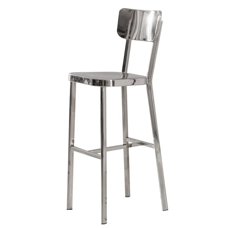 Fashion American style tainless Steel Coffee Bar Stool Chair