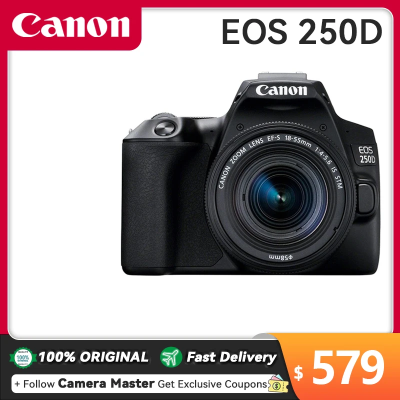 Canon EOS 250D Rebel SL3 200D II APSC DSLR Digital Camera Fotografica