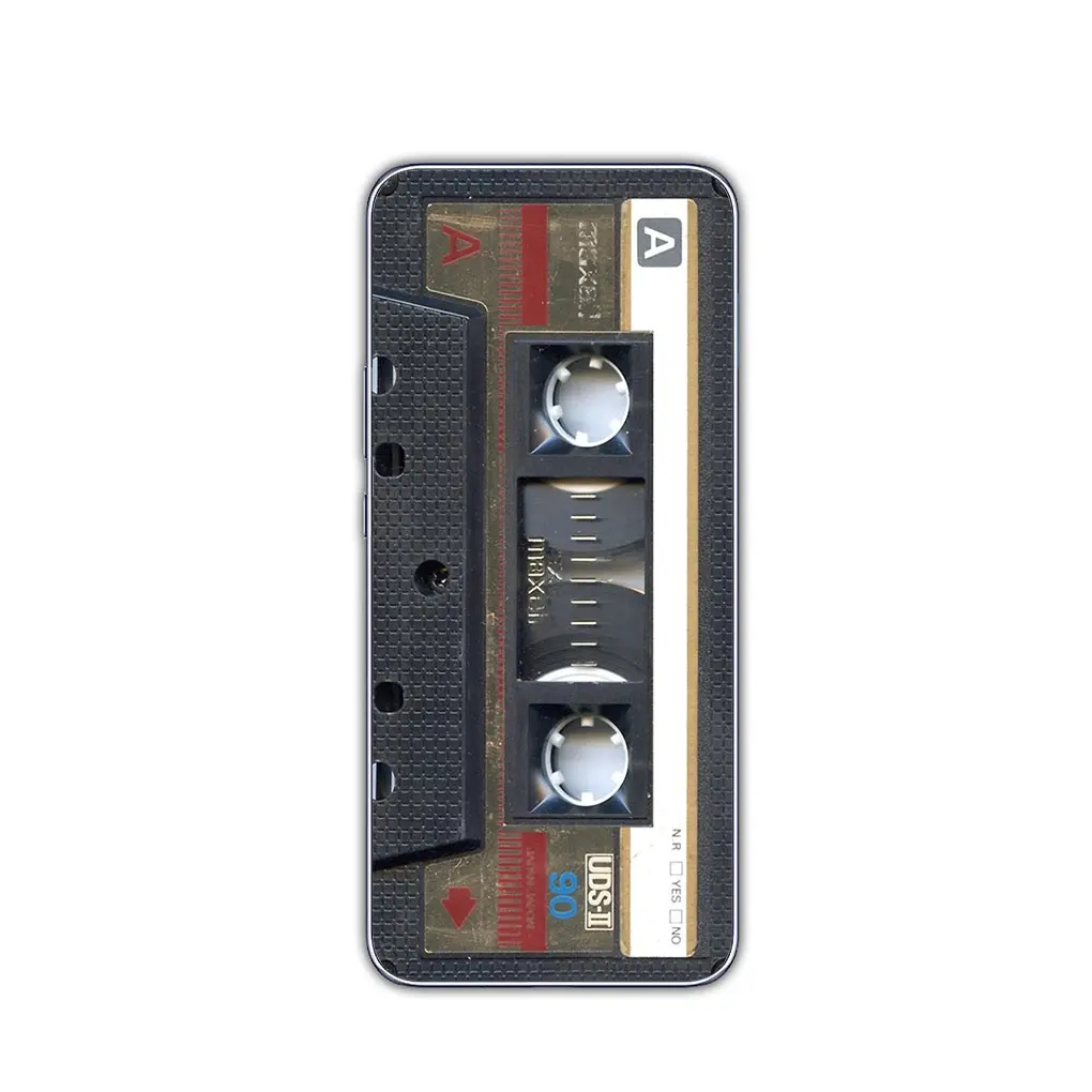 Vintage Cassette Tape Design Phone Case – Soft, Protective Casing