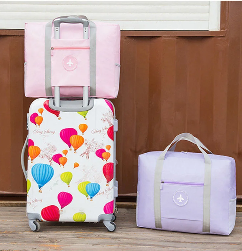 Nylon Foldable Travel Bags WaterProof Large Capacity Bag Luggage Women 2021 Clothing Organizer Unisex Handbags Men Travel Bags