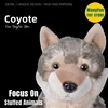Grey Wolf Plush Toy Lobos High Fidelity Coyote Plushie Wolf Peluche Lifelike Stuffed Animals Simulation Doll Kawai Toy Gifts Kid 1