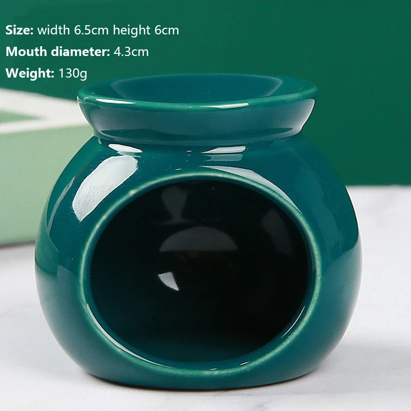 Description Picture 5 of itemMini Incense Holder Home Living Room Decor Ceramic Candle Holder Porcelain Aroma Burner Essential Oil Diffuser Fragrance Stove